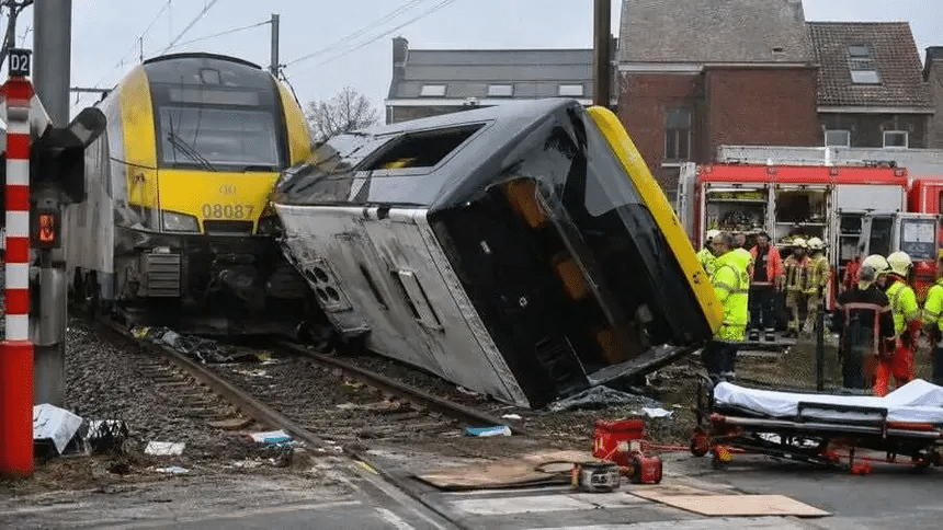 Accidente ferroviario en Bélgica deja cuatro víctimas mortales 1 image