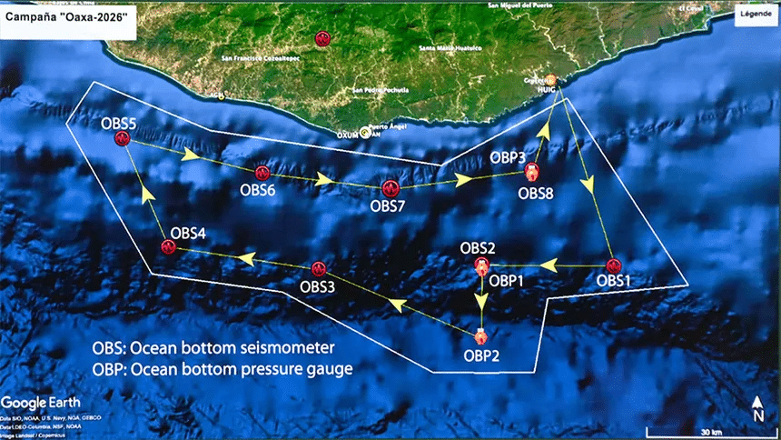 Investigación sobre sismos lentos en la costa de Oaxaca 1 image