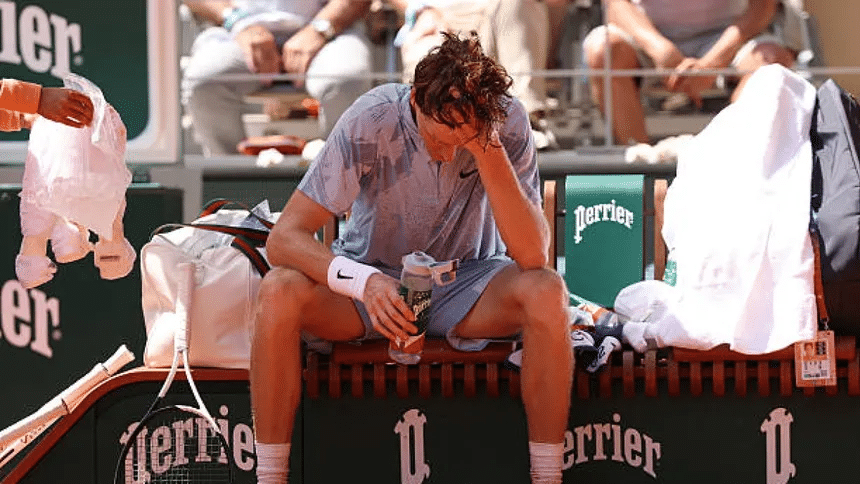 Sinner cae en Roland Garros por intenso calor 1 image
