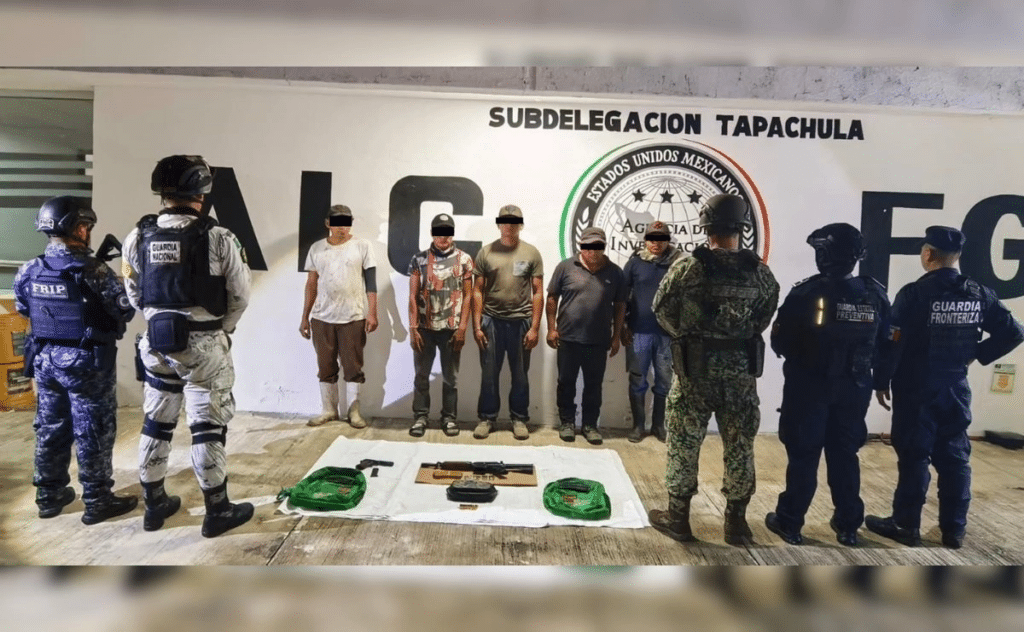 Operativos federales y estatales dejan ocho detenidos en Chiapas 1 Operativos