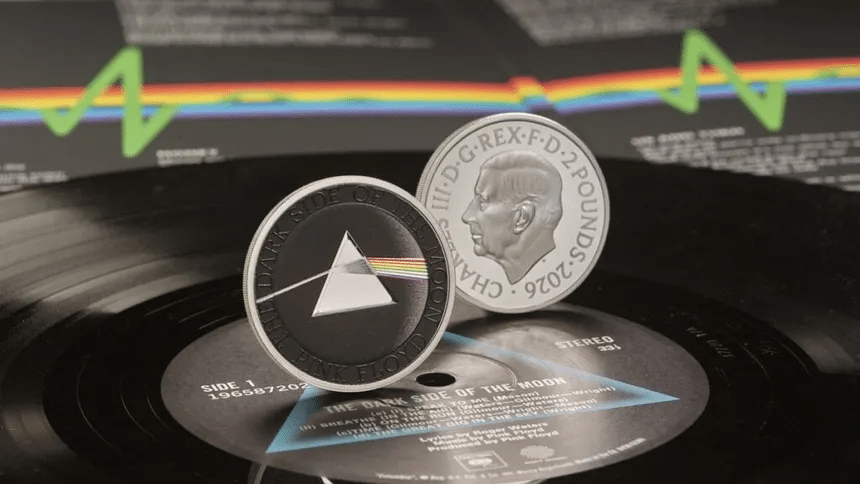 La Royal Mint británica lanza una colección de monedas conmemorativas en homenaje a la legendaria banda Pink Floyd 1 image