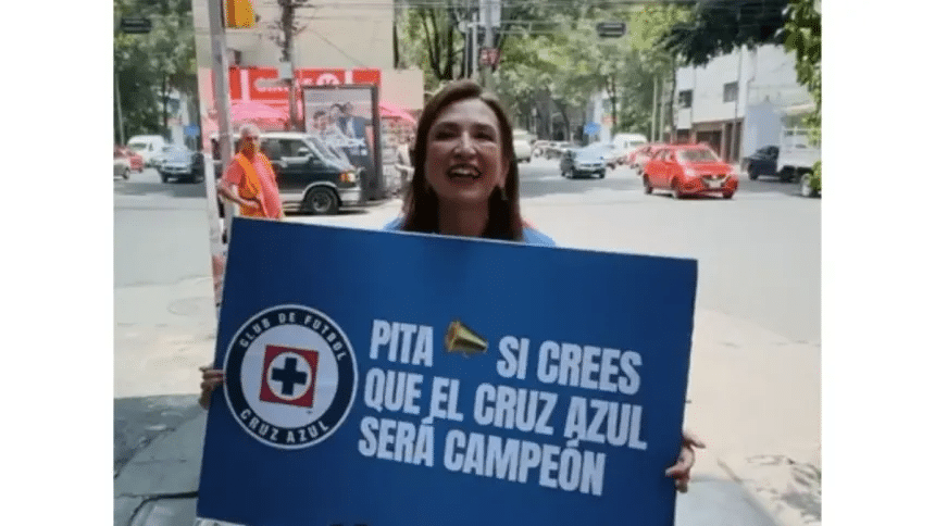 Xóchitl Gálvez expresa su apoyo a Cruz Azul de cara a la final contra Pumas 1 image