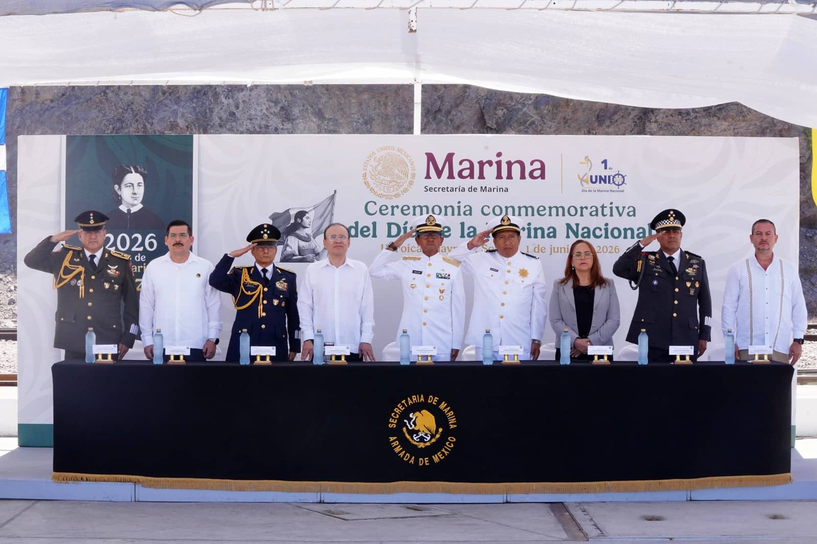 Conmemoran Día de la Marina Nacional en Guaymas