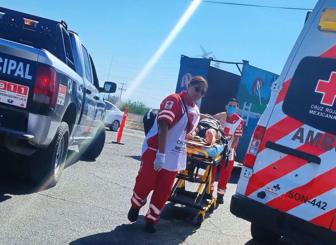 Resultan gravemente lesionados pareja de motociclistas