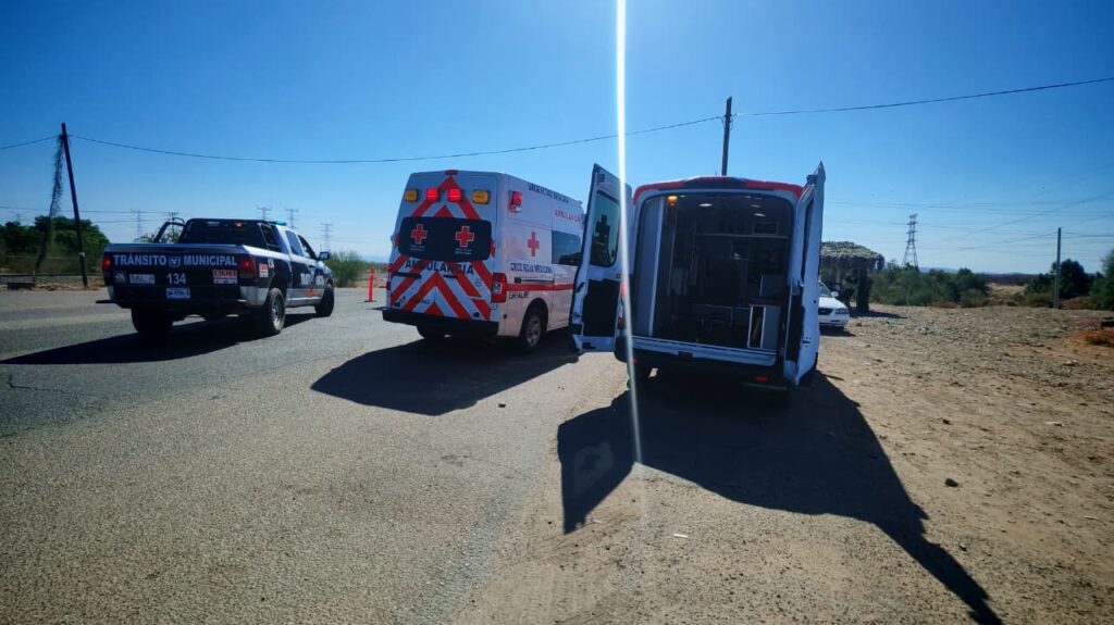 Resultan gravemente lesionados pareja de motociclistas 9 112