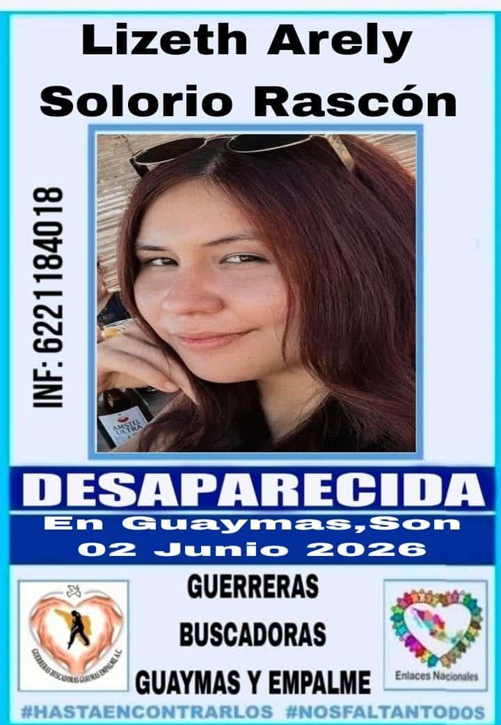 Desaparece joven guaymense