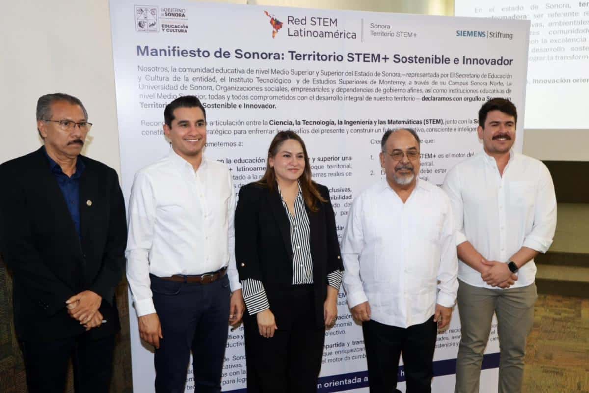 Con la visión del gobernador Alfonso Durazo, Sonora es ahora Territorio STEM: SEC