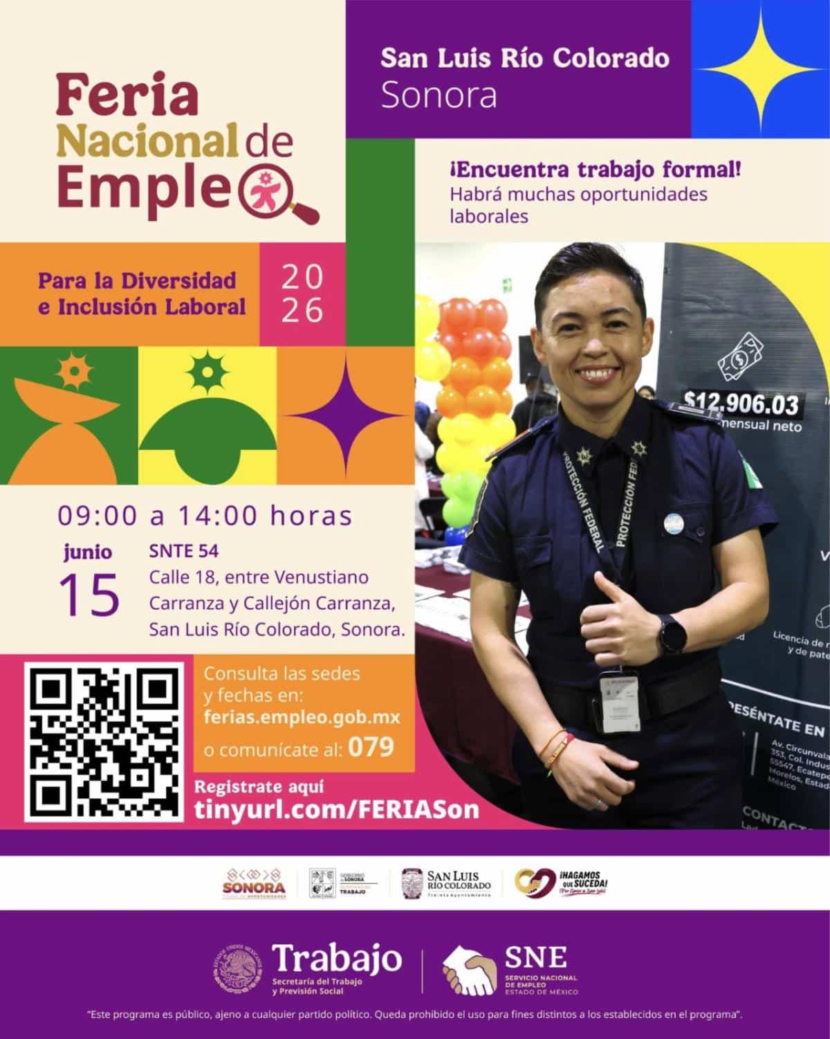 Gobierno de Sonora invita a Feria Nacional de Empleo para la Diversidad e Inclusión Laboral