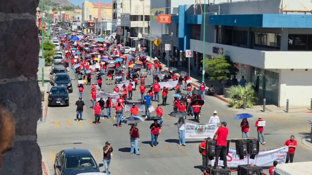 Se mantiene paro laboral educativo en Guaymas y Empalme 5 70