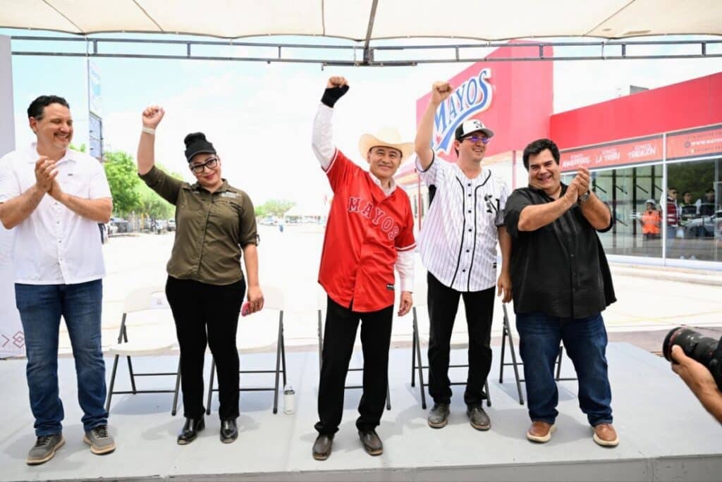 Arranca Gobernador Durazo modernización del estadio de Los Mayos “Ciclón” Echeverría 2 779