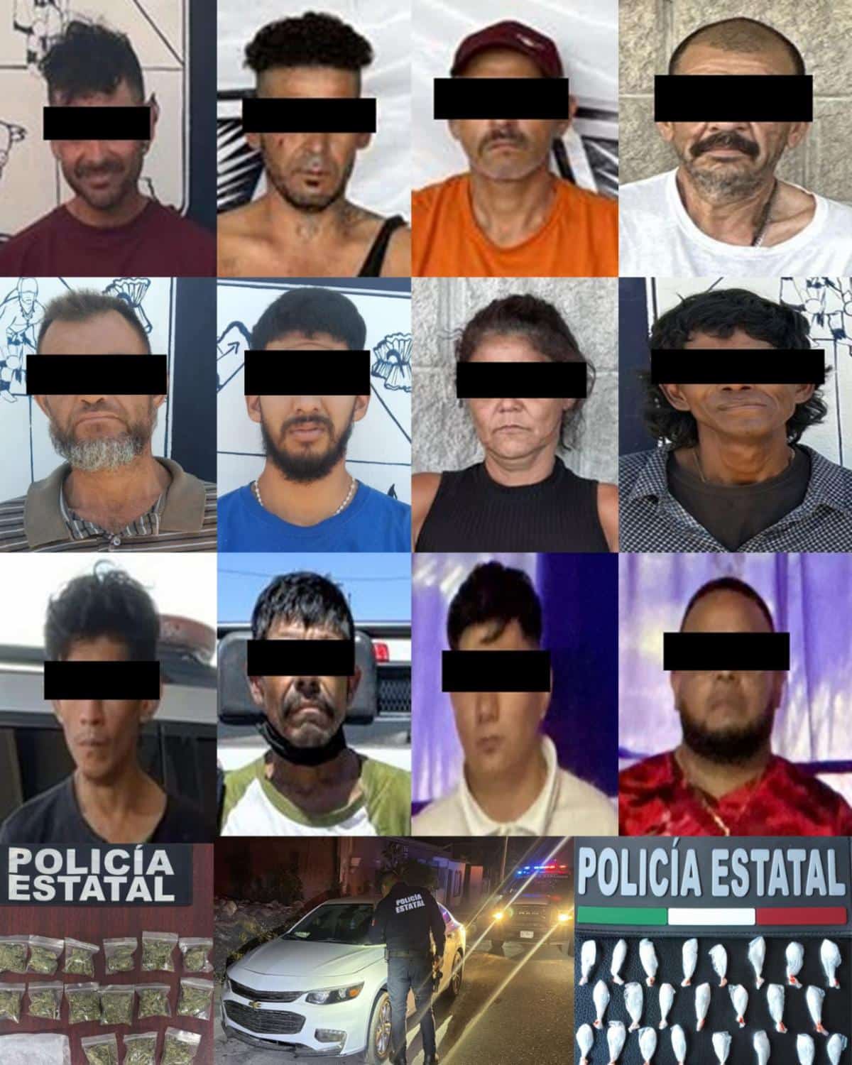 Incauta Policía Estatal más de 650 dosis de narcótico y armas de fuego en operativos en distintos municipios