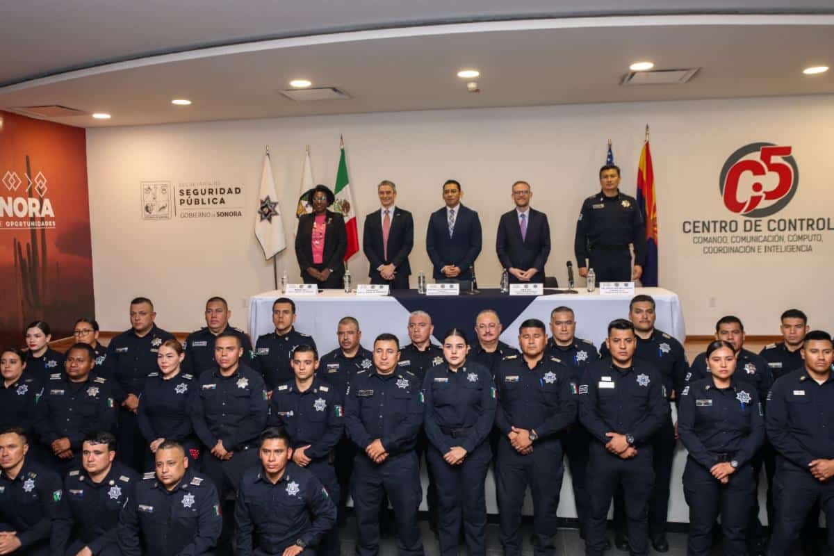 Sonora fortalece seguridad fronteriza con la entrega de 34 patrullas por parte de INL