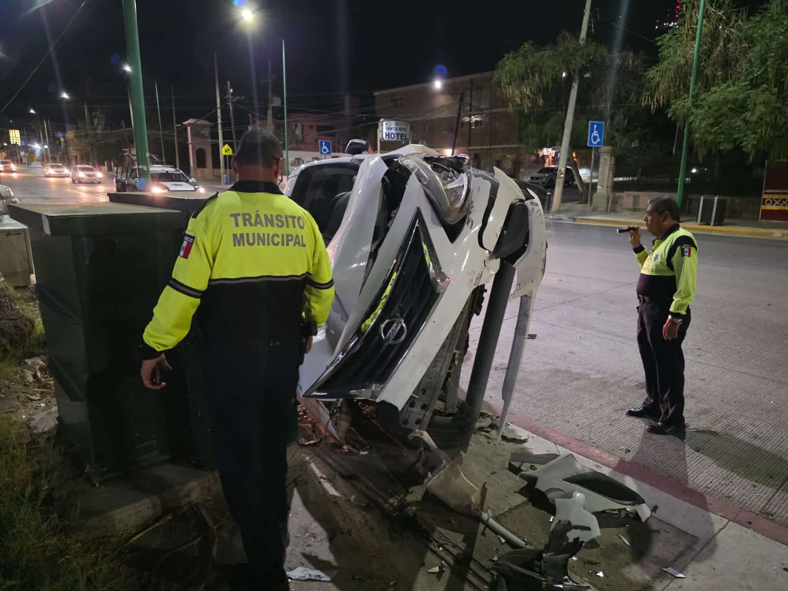Resulta lesionada conductora de uber
