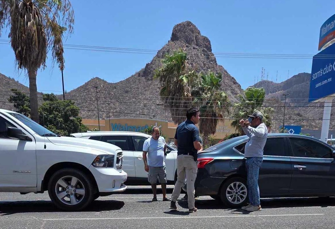 Se registra carambola al norte de Guaymas