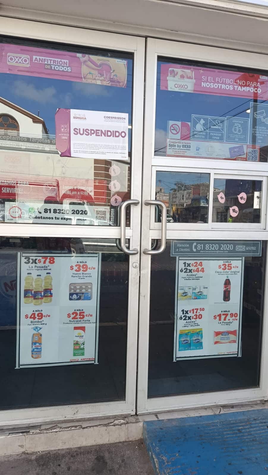 Clausuran Oxxo en Guaymas