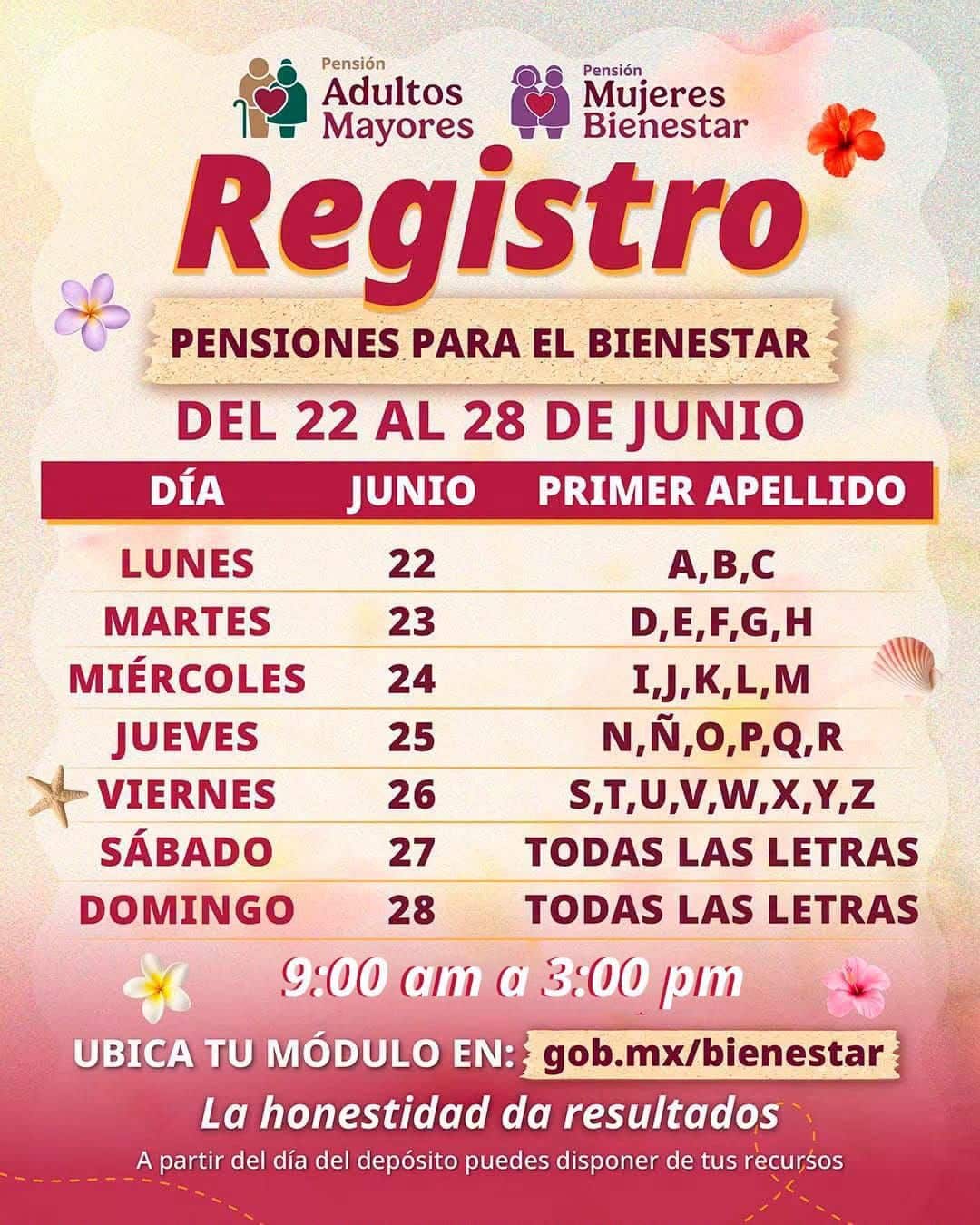 Inicia registro del Bienestar