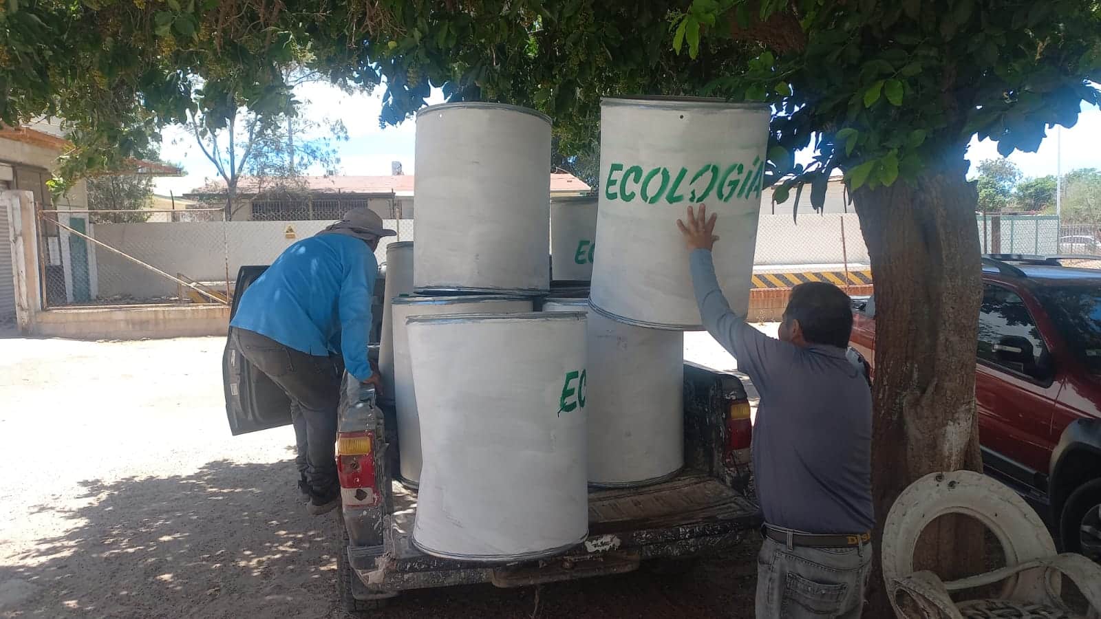 Instala Ayuntamiento depósitos para basura en el primer cuadro de la ciudad; promueve cultura de la limpieza