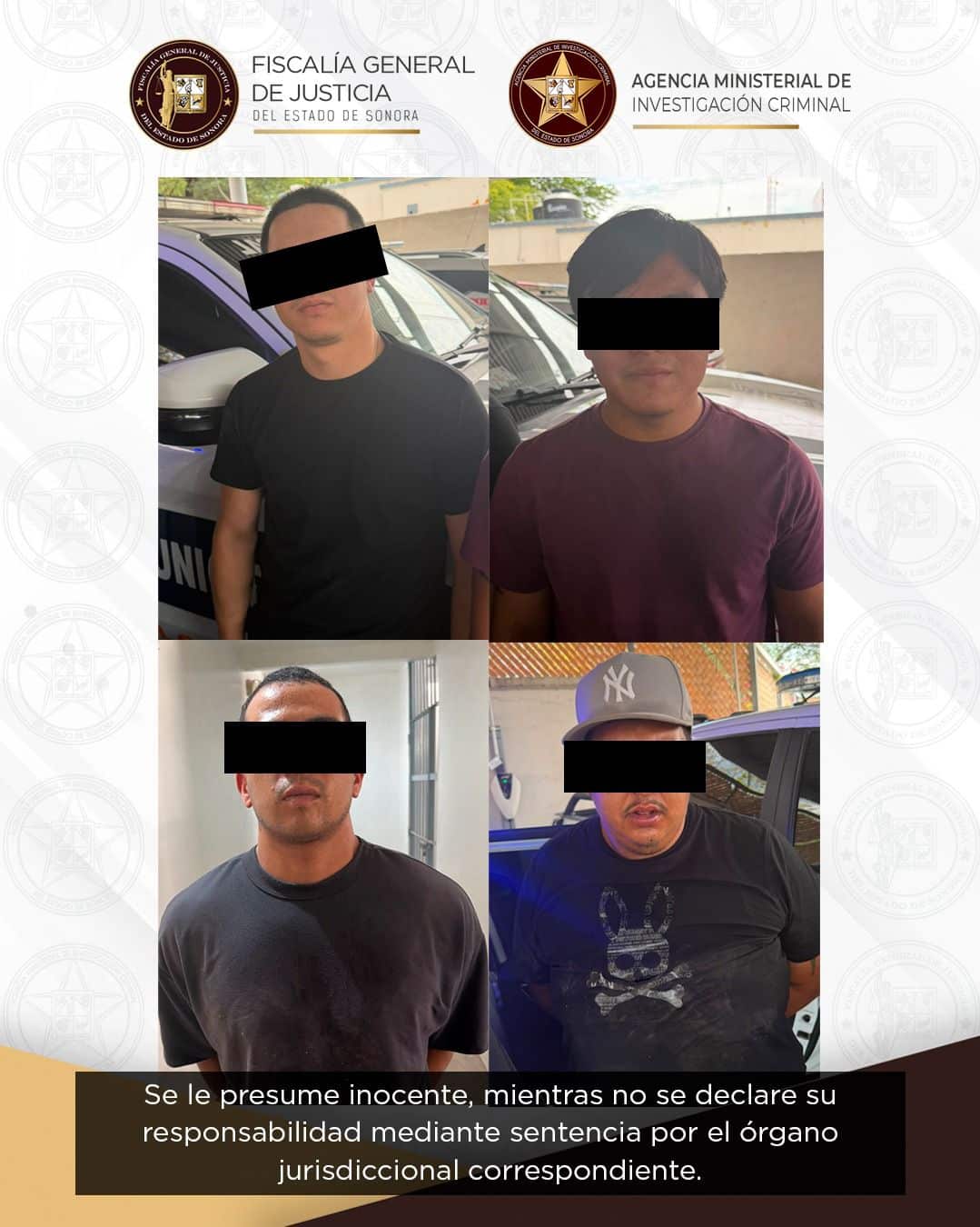 Formula FGJES imputación contra cuatro sujetos por tentativa de homicidio y asociación delictuosa en Hermosillo