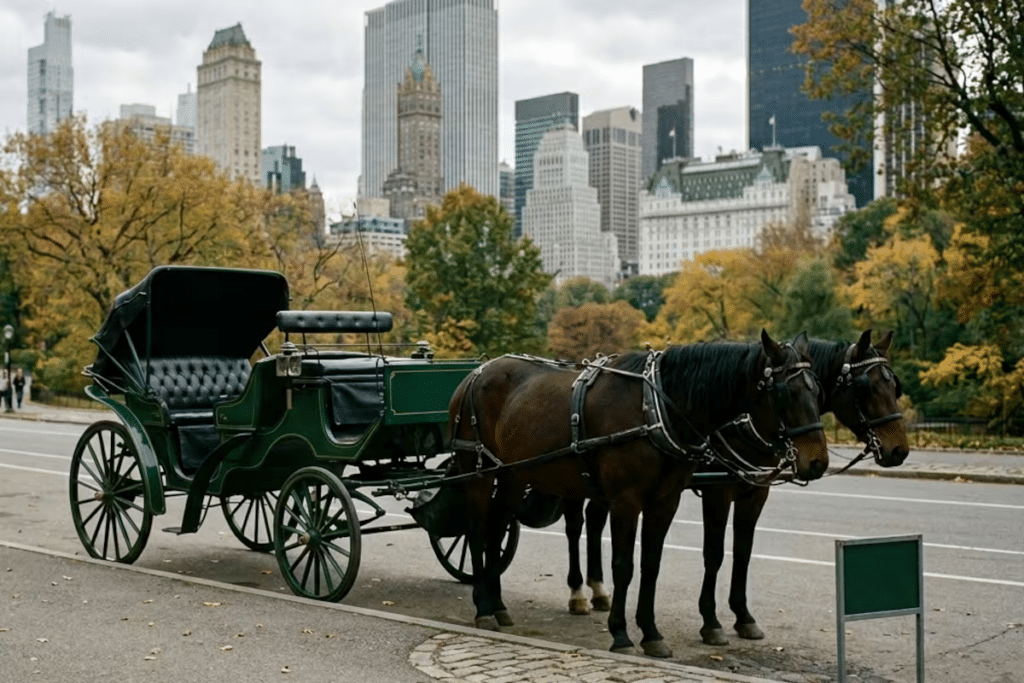 Suspenden paseos en carruajes tirados por caballos en Central Park tras muerte de turista 1 image