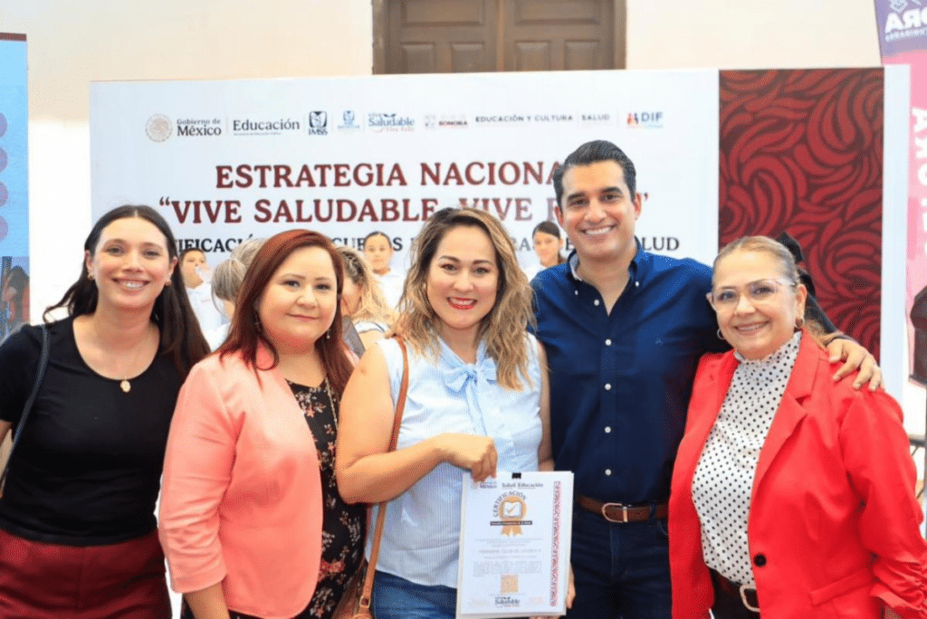 Gobierno de Sonora certifica a Escuelas Promotoras de la Salud: SEC 1 image