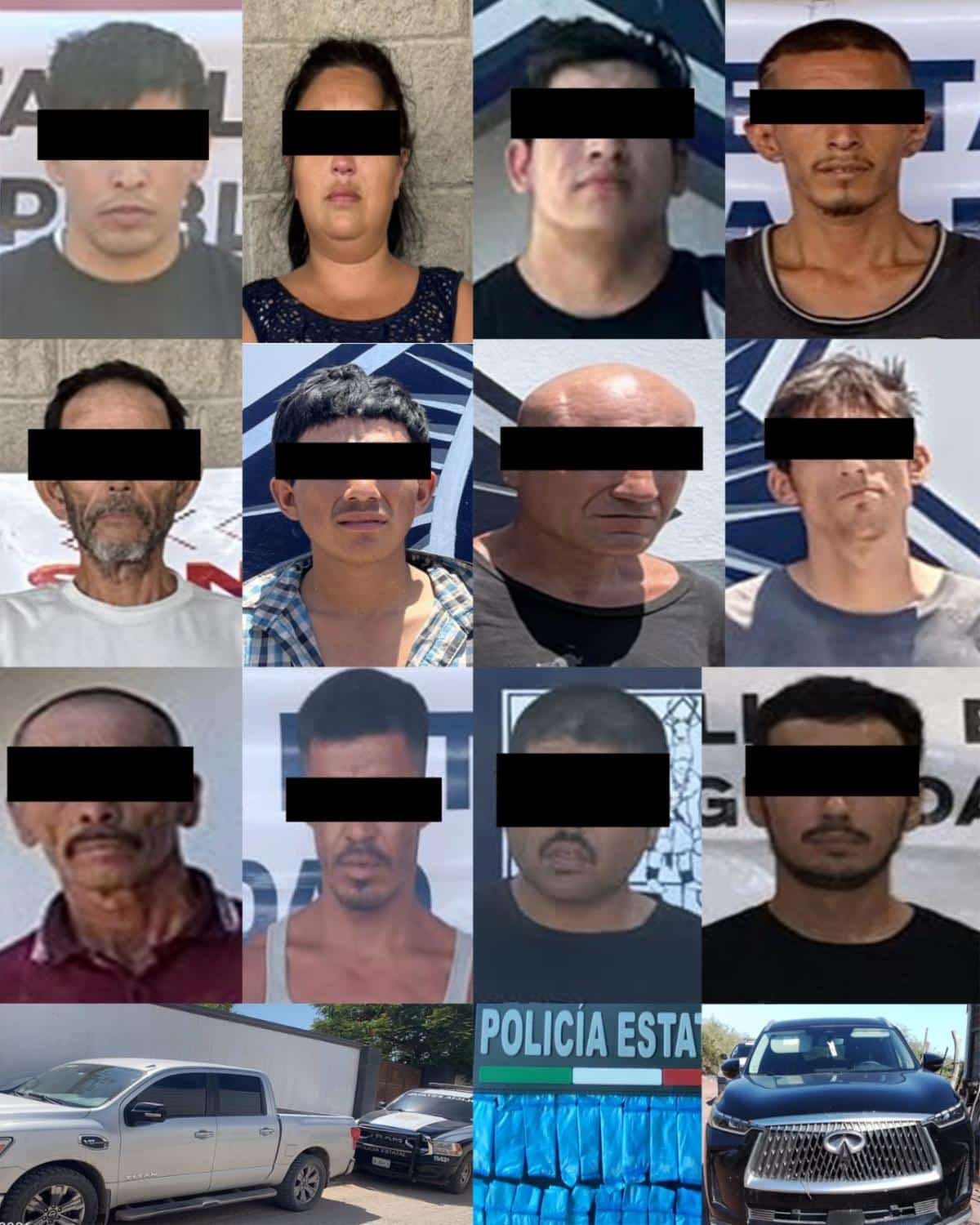 Operativos de la Policía Estatal dejan detenidos y aseguramientos en Sonora