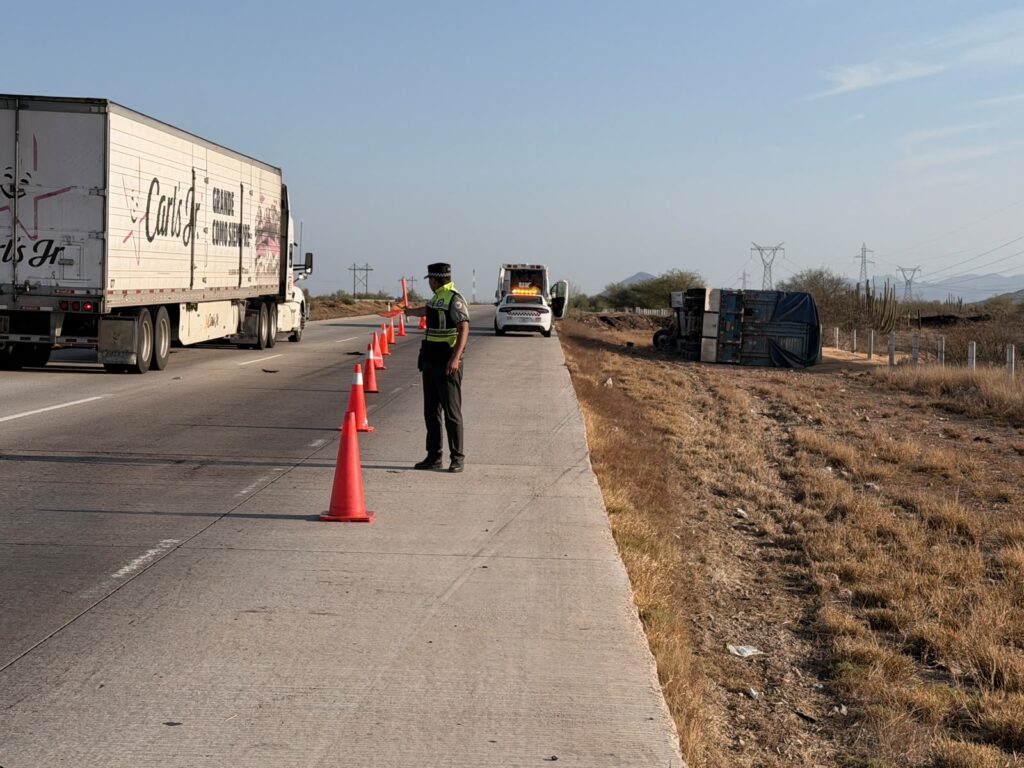 Resulta lesionado operador de tráiler 2 170