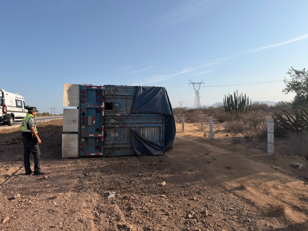 Resulta lesionado operador de tráiler 3 173
