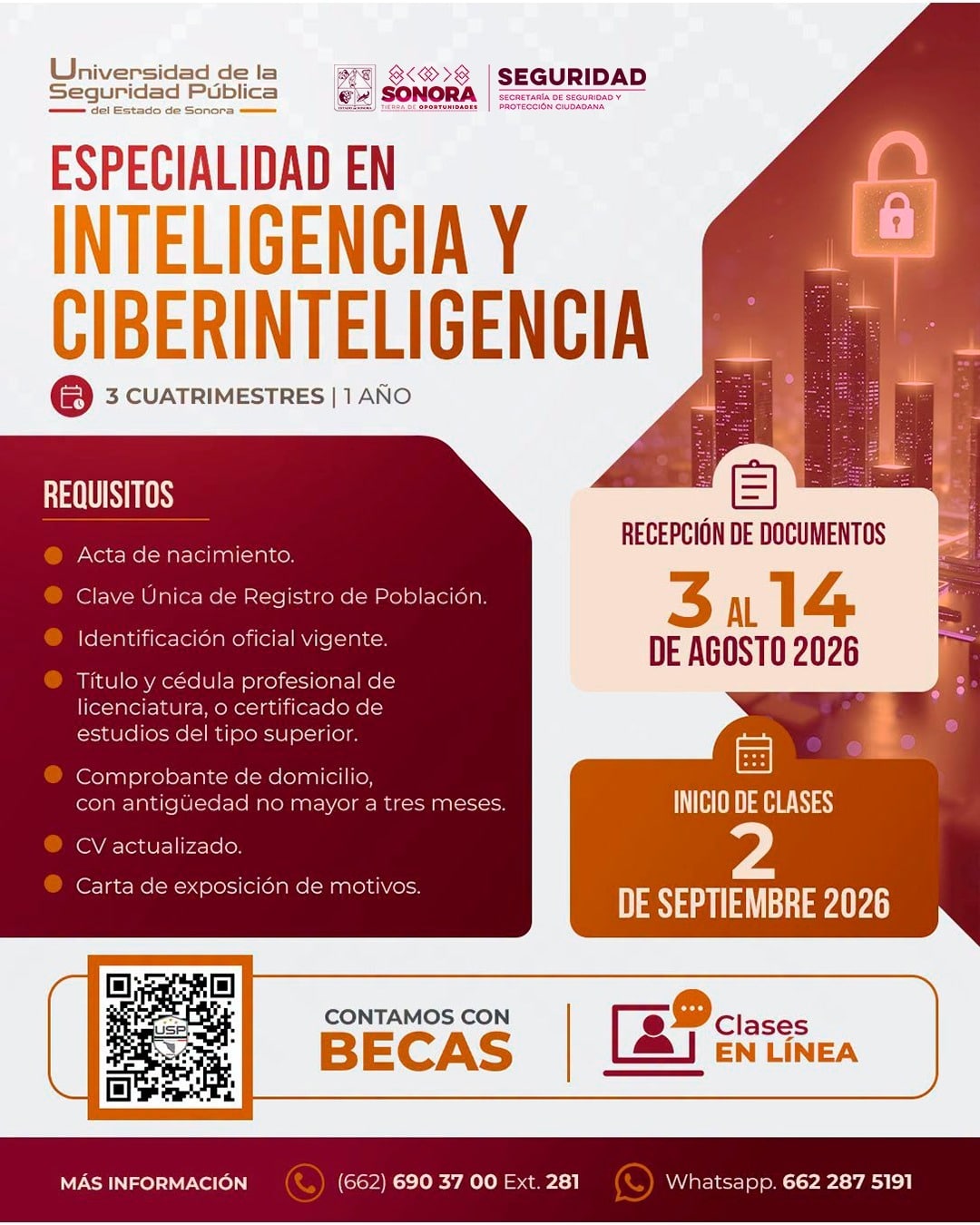 La Universidad de la Seguridad Pública impulsa la formación de nuevos líderes en seguridad, justicia y servicio a la sociedad
