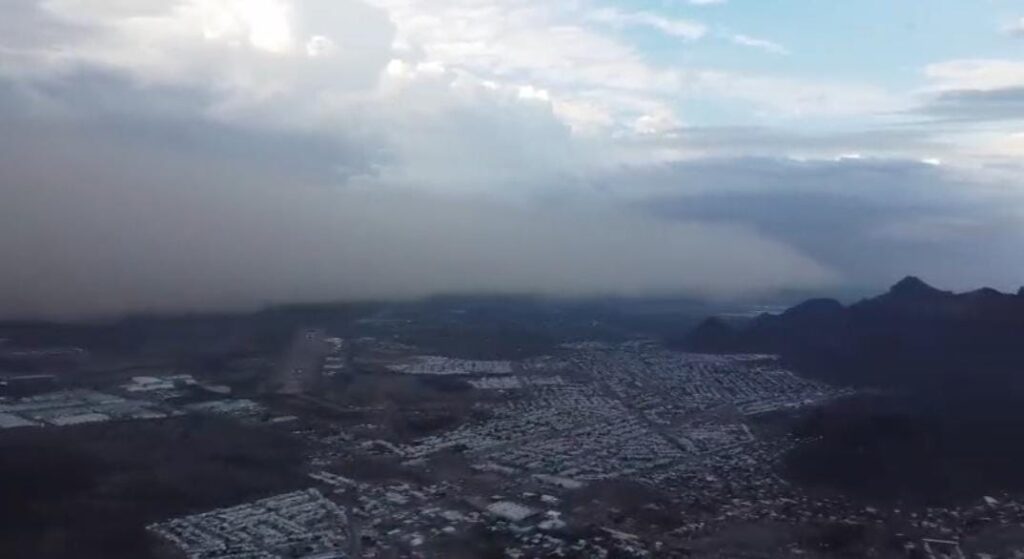 Llega remanente de tormenta de arena a la región 17 391 - copia