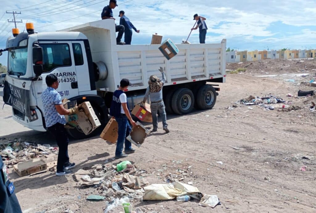Respalda Marina limpieza de arroyos en Empalme 1 405