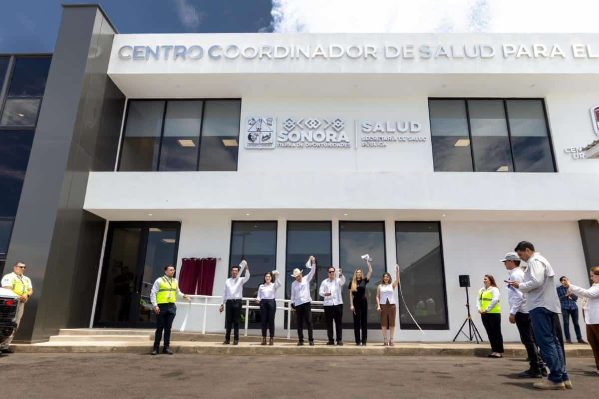 Inaugura Gobernador Durazo primer Centro Coordinador de Salud en México para eficientar atención médica