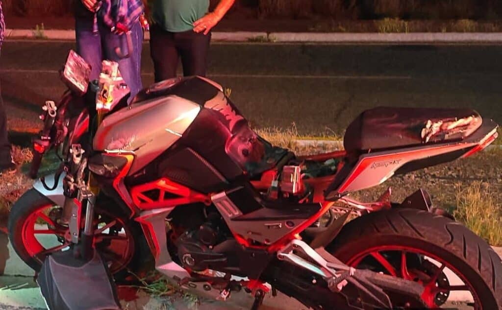 Se impacta motociclista contra caballo 4 635