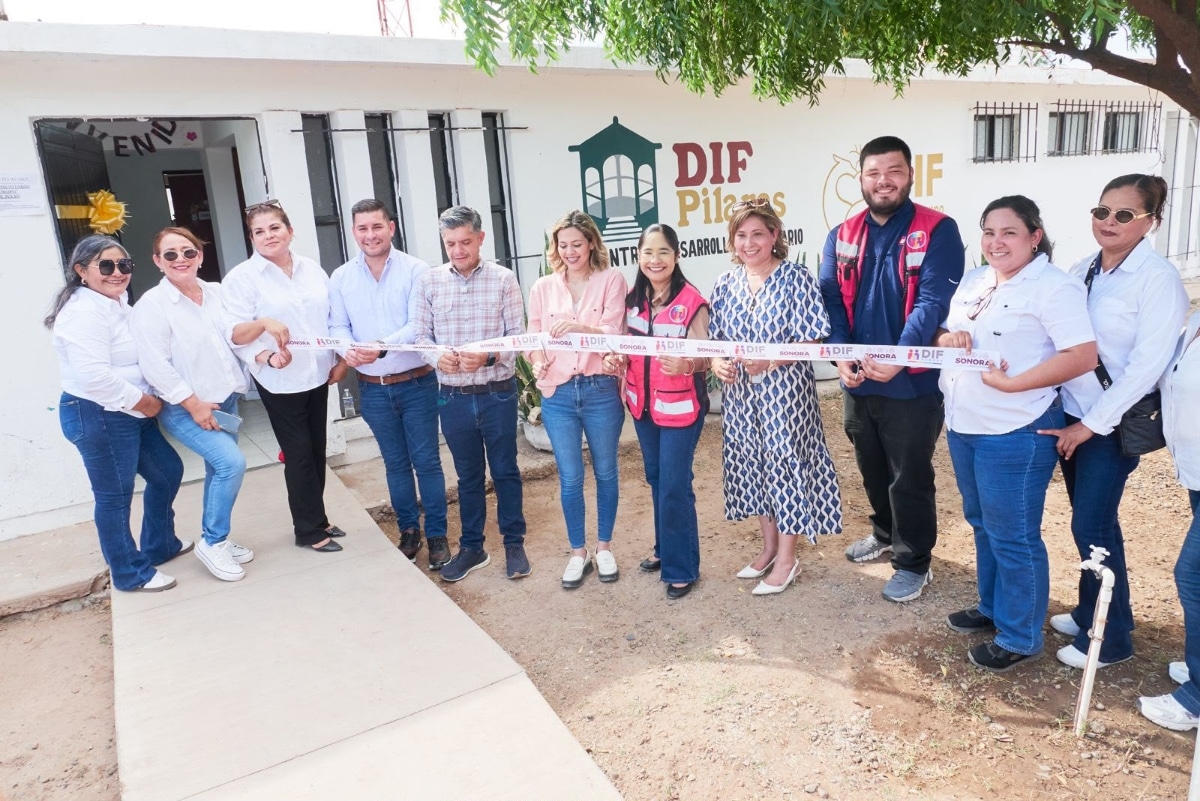 Inaugura Gobierno de Sonora Centros DIF Pilares en Etchojoa y Huatabampo
