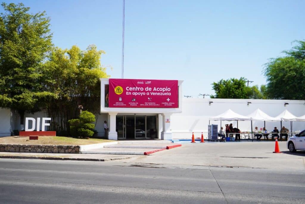 Gobierno de Sonora instala Centro de Acopio para apoyar a familias afectadas por el sismo en Venezuela 1 959