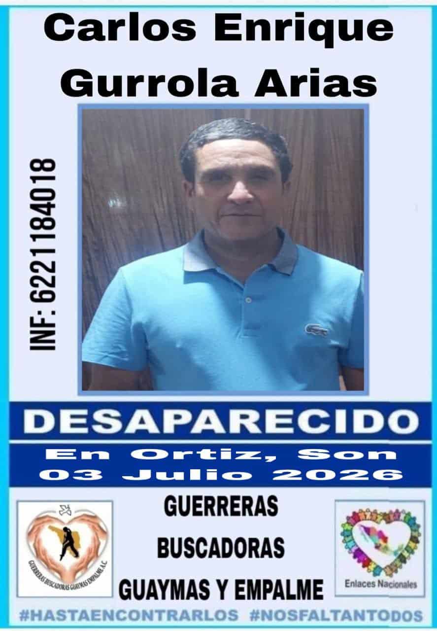 Se registra desaparición de residente