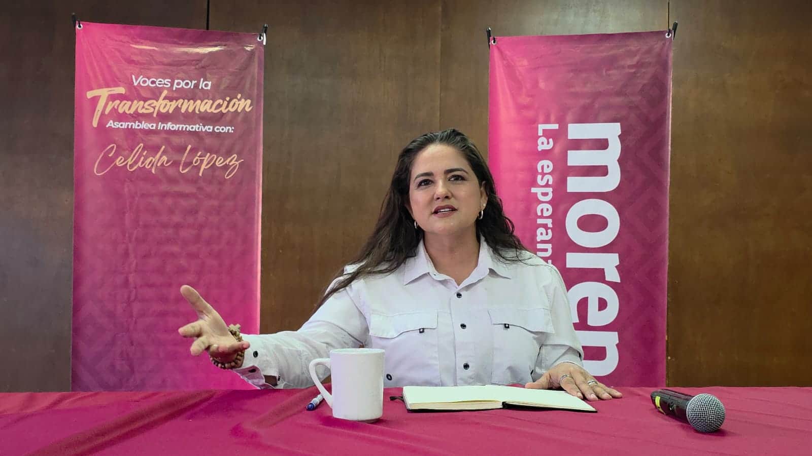 Defiende Celida López la transformación