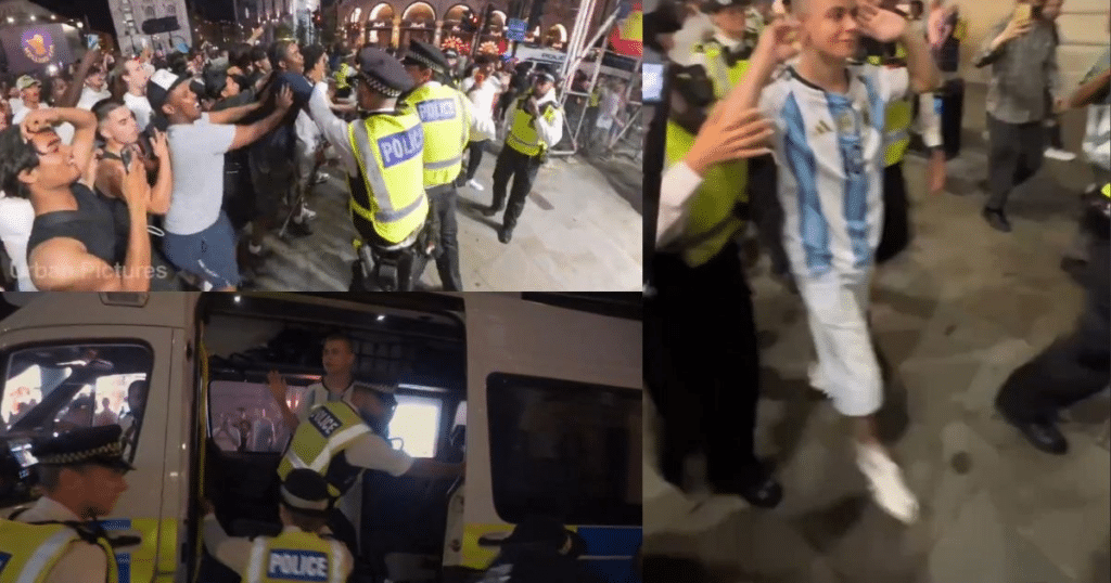 Policía rescata a aficionado argentino en Londres 1 image