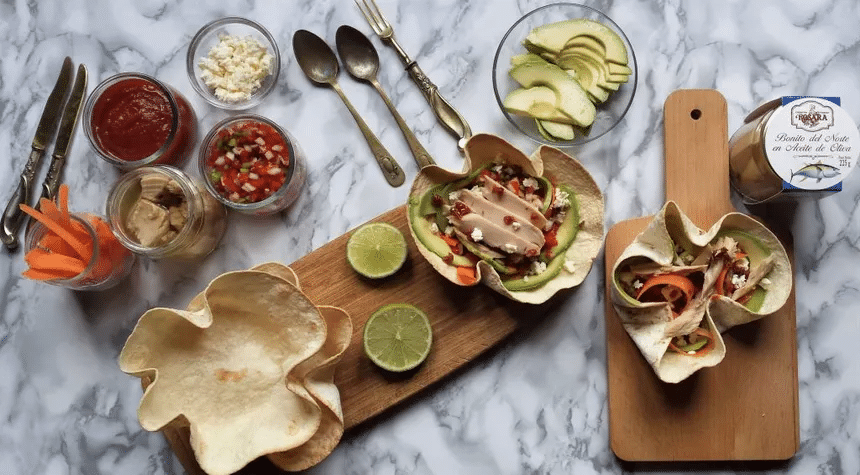 Fajitas veganas de verduras 1 image
