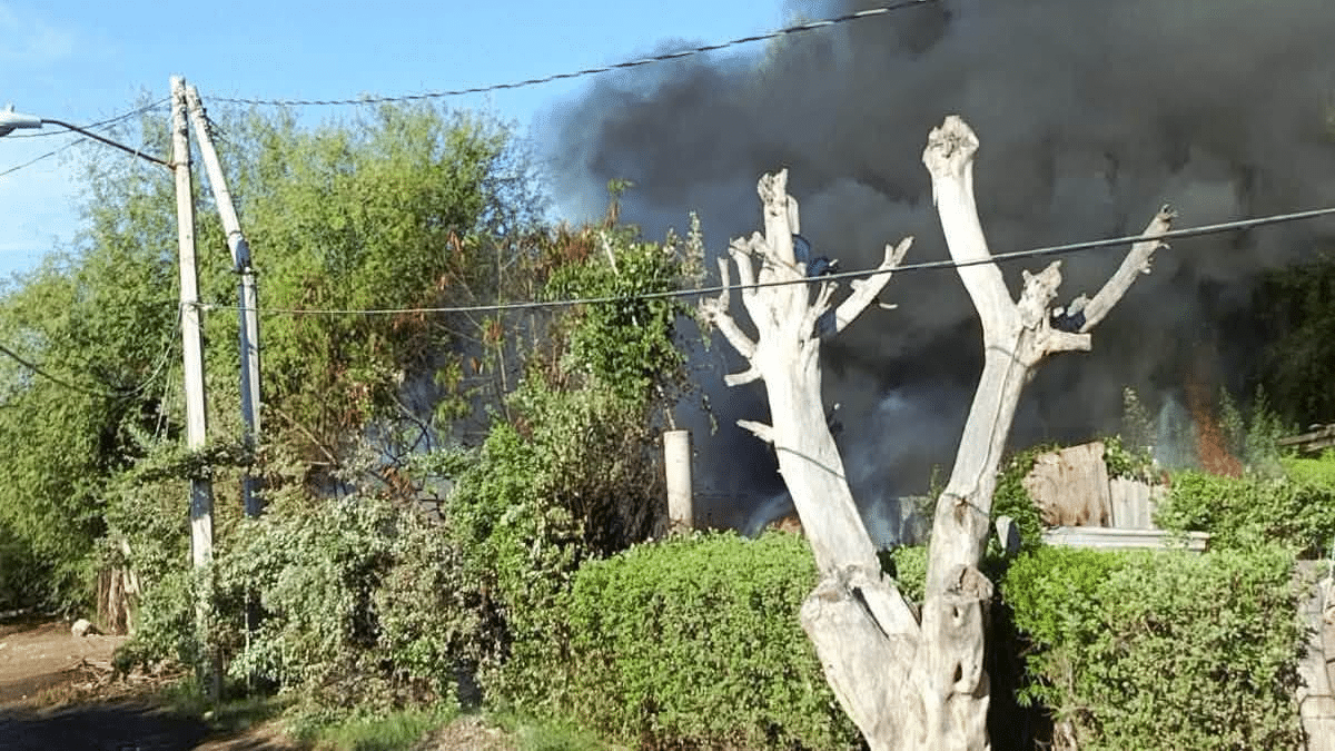 Controlan incendio en vivienda de Empalme