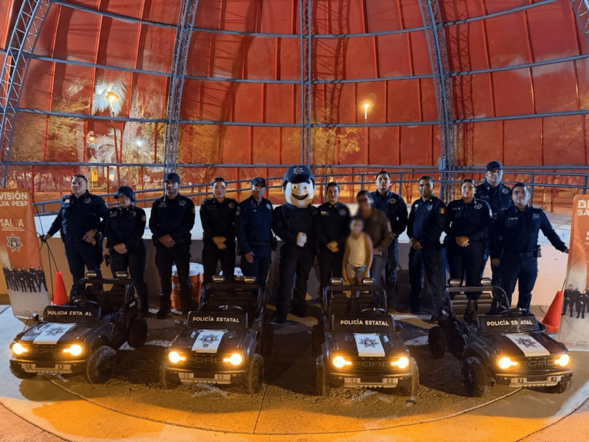 Lleva Educando SALVA de la Policía Estatal acciones de prevención de la violencia al parque Madero