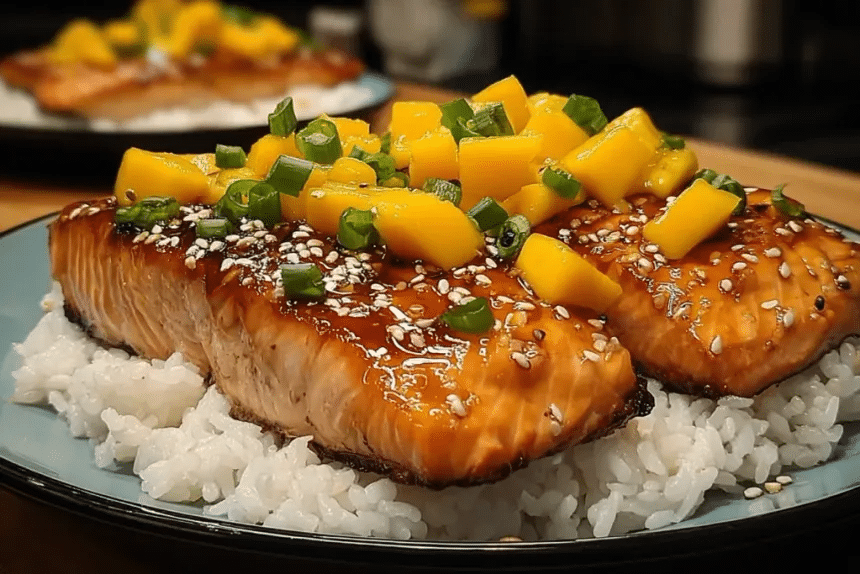 Salmón Teriyaki con Mango 1 image