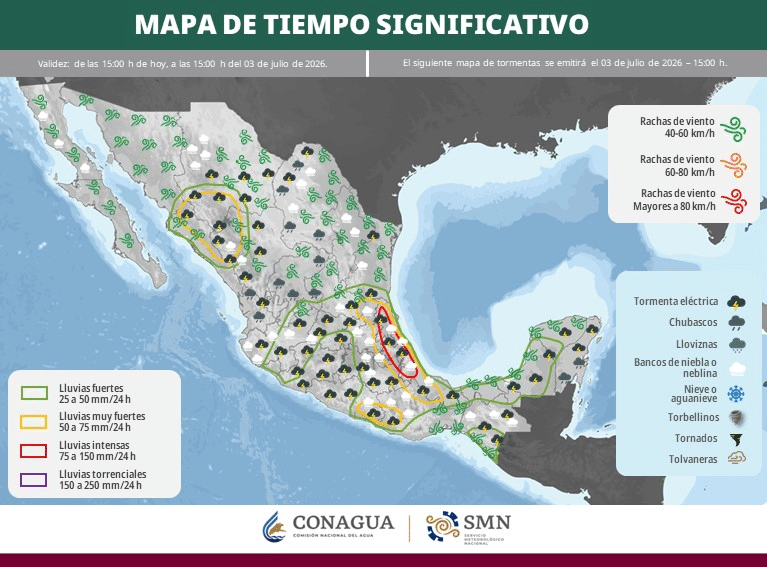 Prevé CEPC ambiente muy caluroso y probabilidad de lluvias aisladas en zonas serranas de Sonora durante el fin de semana