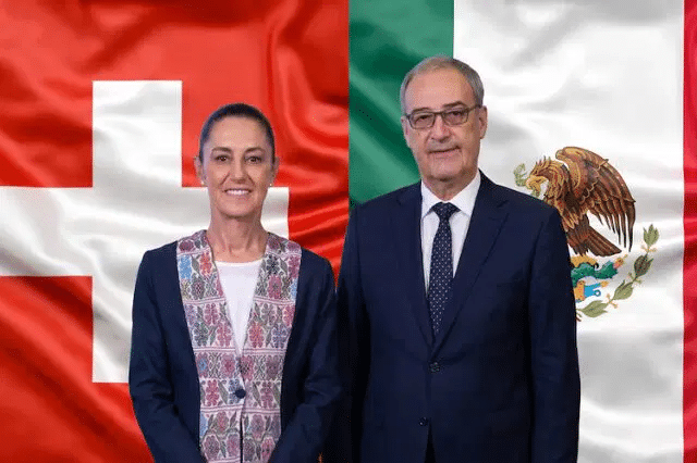 Presidente de Suiza inicia visita oficial a México para reunirse con Sheinbaum 1 image
