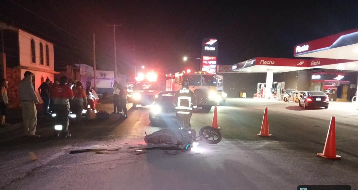 Resulta motociclista seriamente lesionado