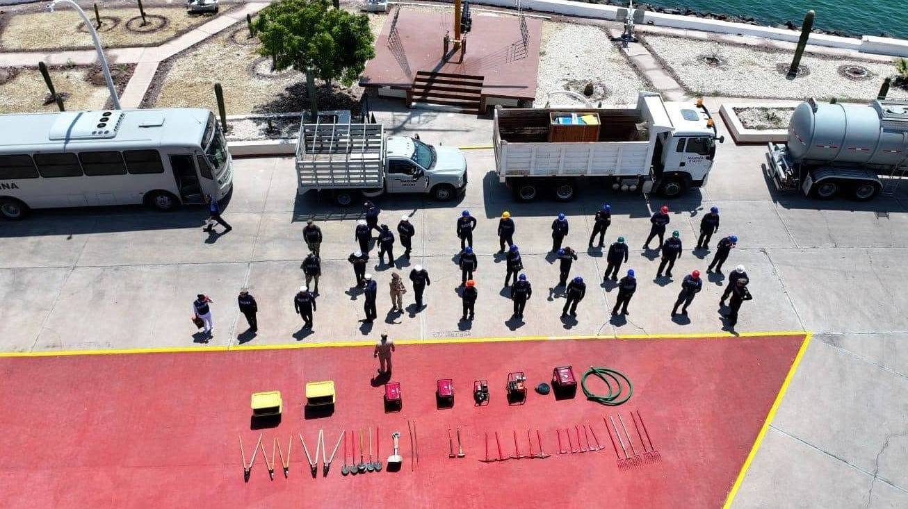 Realizan simulacro de sismo y alerta de tsunami en Guaymas