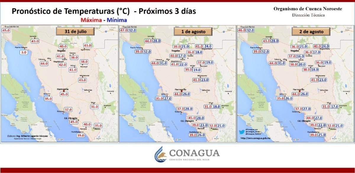 Pronostica CEPC ambiente extremadamente caluroso en Sonora