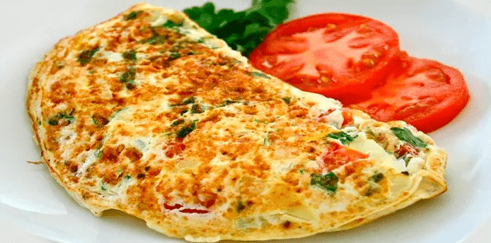 Omelette de verduras 1 image