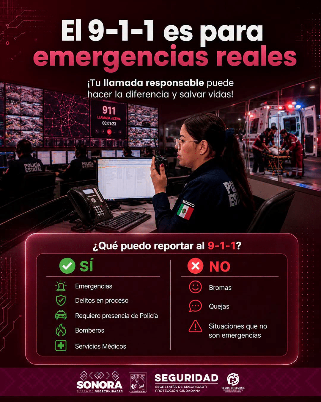 Llamadas falsas al 911 pueden generar consecuencias legales