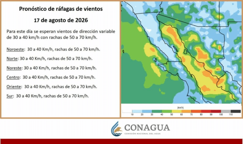 CEPC Sonora advierte por temperaturas de hasta 46 grados y tormentas 1 image