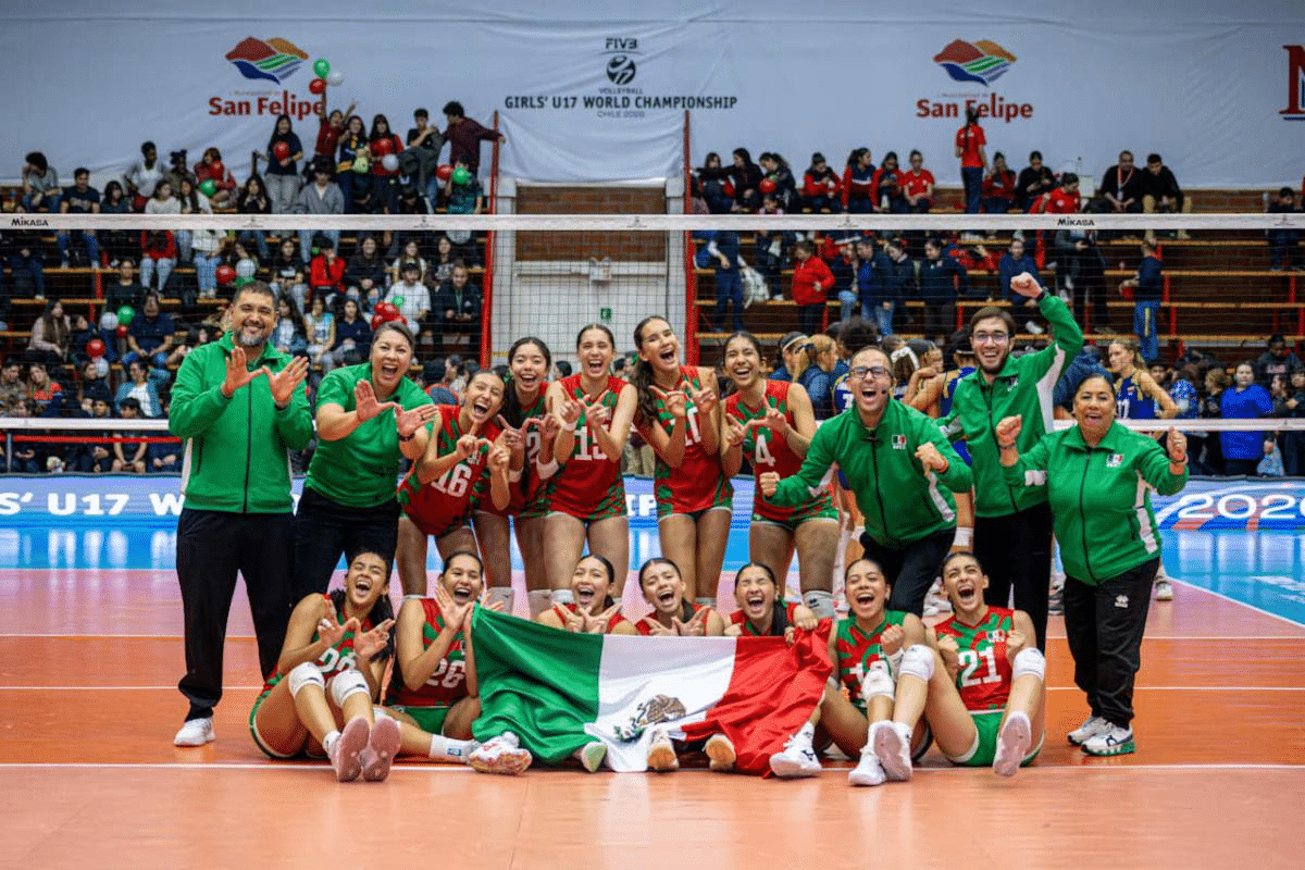 Selección nacional de Volibol Femenil U17 termina en lugar 19 del campeonato mundial